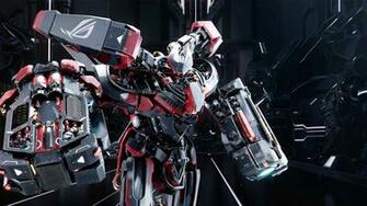Asus Rog Robot Computer Wallpaper Desktop Background