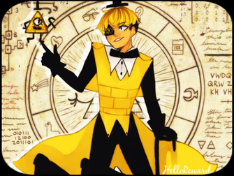 Bill Cipher From Gravity Falls By Helloreward