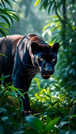 Black Panther Animal 4k Wallpaper
