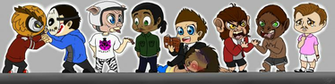 Banana Bus Chibi Crew By Imaginesilver