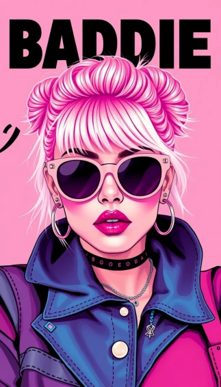 Pink Baddie Wallpaper