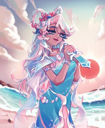 Sea Fairy Cookie Luminous Coral Zerochan Anime Image Board