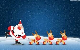 Cute Animated Santa Snow Christmas Screensavers