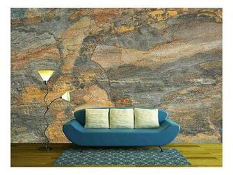 Wall26 Flat Multi Color Foliated Slate Rock With Abstract Like