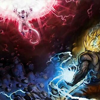 Wallpaper Manga Dragon Ball Z Goku Vs Frieza iPad Desktop