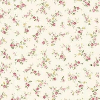 Brewster Home Fashions Dollhouse Fiona Sprigs Floral Toss Wallpaper
