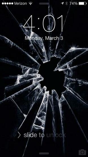 Broken Screen Wallpaper For Apple iPhone And Best