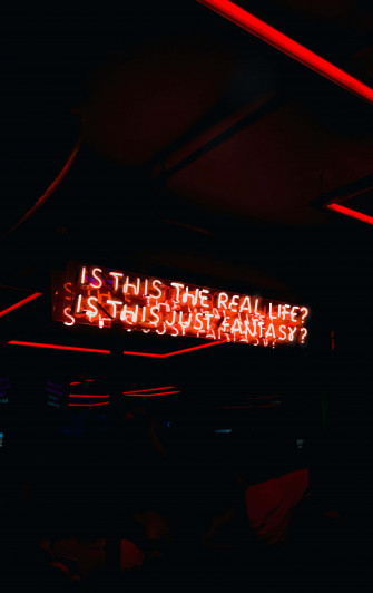Neon Red Aesthetic Wallpaper