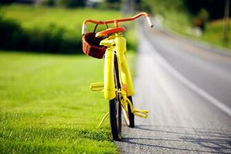 Yellow Bicycle Wallpaper Desktop High