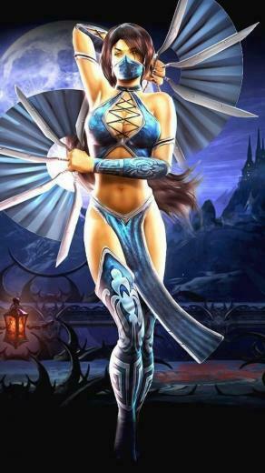 Ninjas Mortal Kombat Kitana Mobile Resolutions