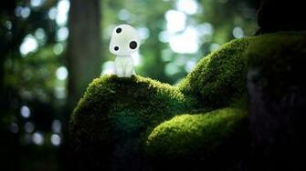 Kodama Studio Ghibli Princess Mononoke Wallpaper