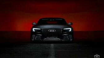 Black Audi S5 Front Dark Wallpaper