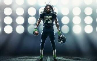 Seattle Seahawks Marshawn Lynch Wallpaper HD HD4wallpaper Net
