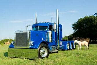 Home Truck Custom Peterbilt With Trailer Hio4ybl1