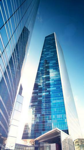iPhone Wallpaper Architecture Blue Modern