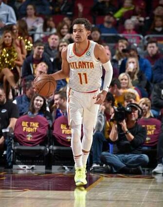 Trae Young Rookie Guard Atlanta Hawks Basketball Nba Players