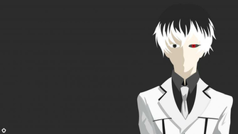 Kaneki Ken Tokyo Ghoul Minimalist Wallpaper By
