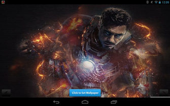 3d HD Wallpaper Of Iron Man Screenshot
