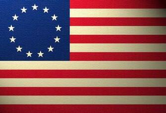 The First American Stars And Stripes Fla Wallpaper