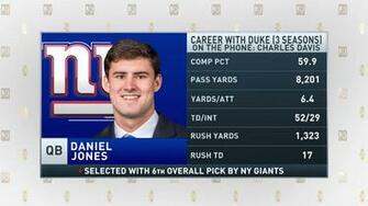 The Jim Rome Show Giants Select Quarterback Daniel Jones Sixth