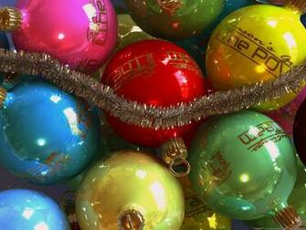 Wallpaper Balls Christmas Tinsel New Year HD