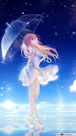 Beautiful Anime Girl Wallpaper Phone By