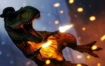 Wallpaper Dinosaur Jurassic Park Fan Art T Rex World