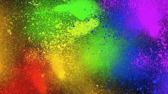 Color Splash Widescreen Wallpaper
