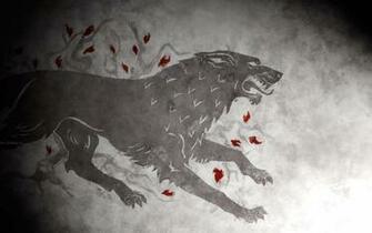 House Of Stark Winter Is Comming Wolves Blood Paintiing Texture