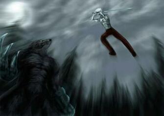 Anime Werewolf And Vampire Vs