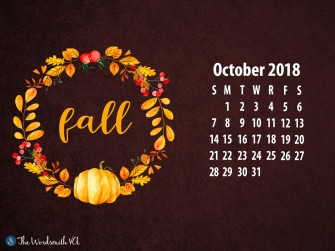 October Desktop Wallpaper The Wordsmith Va