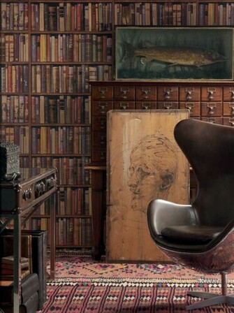 Library Wallpaper Designs Andrew Martin