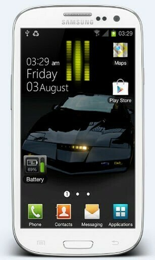 Bigger Knight Rider Live Wallpaper For Android Screenshot