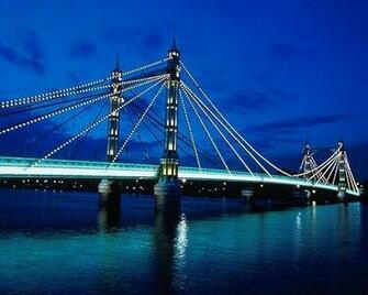 Desktop Fun Bridges At Night Wallpaper Collection Series