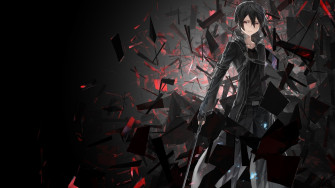 Kazuto Kirigaya Kirito Anime Sword Art Wallpaper