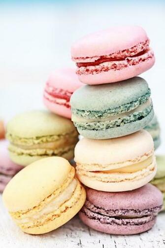 French Macarons Pastel Desserts Macaron Cookies Dessert
