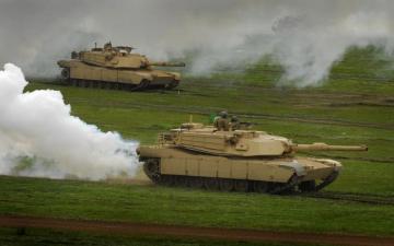 Wallpaper M1a1 Abrams Tanks