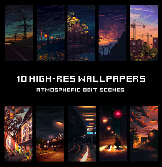 4k Pixel Art Wallpaper iPhone Android Moertel