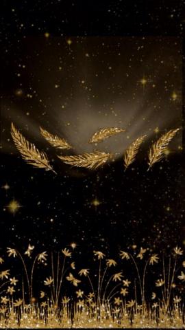 Black Gold Leaves iPhone Wallpaper Background Phone
