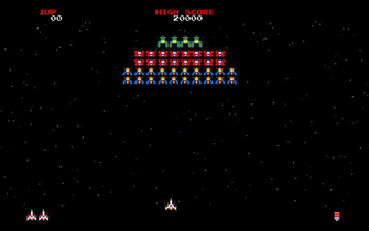 Galaga HD Wallpaper Background Image