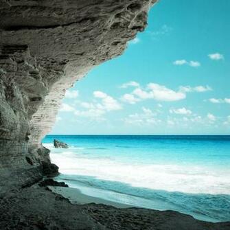 Ocean And Cliff Wallpaper