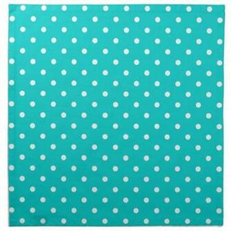 Aqua Polka Dot Background Turquoise And White