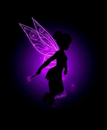 Purple Tinkerbell Wallpaper Disney
