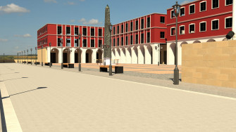 Plaza 3d Wallpaper By Mbit