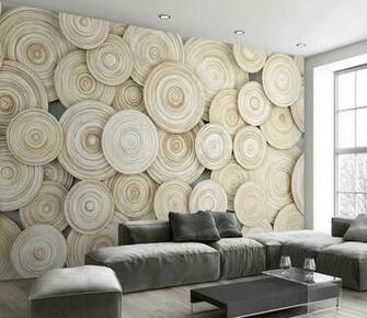 Annual Wood 3d Ring Wall Aj Indoor Decal Mural Wallpaper Mxy