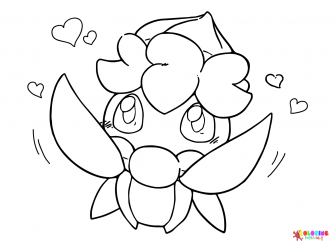 Fomantis Cute Coloring Wallpaper