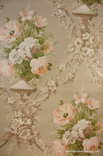 S Vintage Wallpaper Old Roses