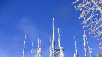 Mt Wilson Antenna Farm Winter Wallpaper Hq