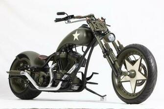 Custom Chopper Motorbike Tuning Bike Hot Rod Rods Military
