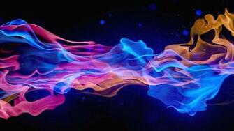 Purple Flames Background